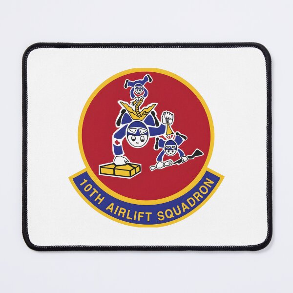 Item preview, 10th Airlift Squadron Military Patch Design designed and sold by CharlieDesings.