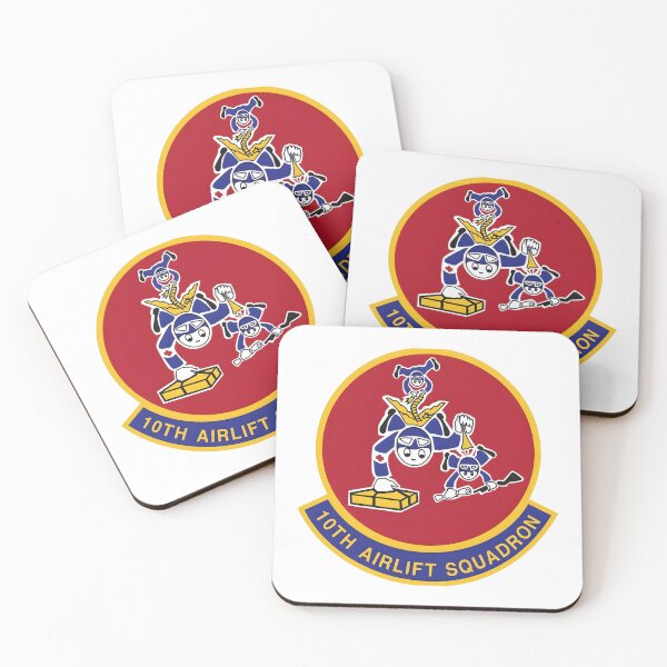 Item preview, 10th Airlift Squadron Military Patch Design designed and sold by CharlieDesings.