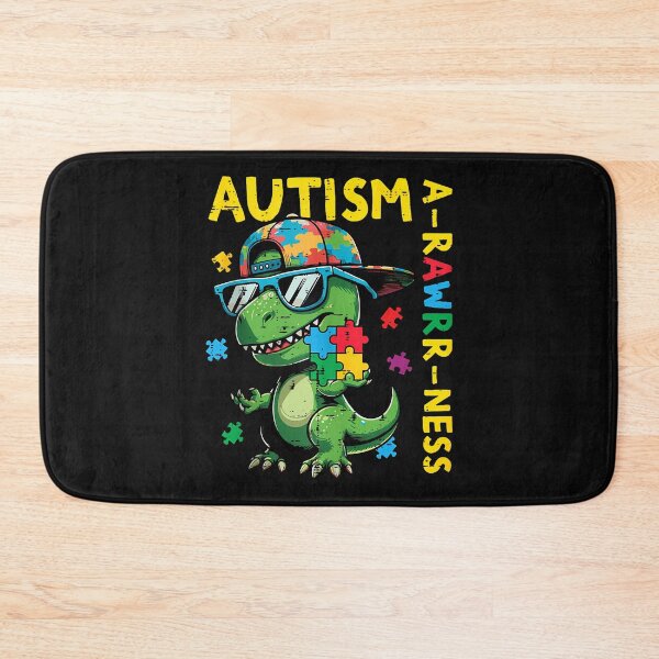 Item preview, Autism A Rawr Ness Awareness Dino Trex Asd Toddler Boys Kids designed and sold by Imalyanmani.
