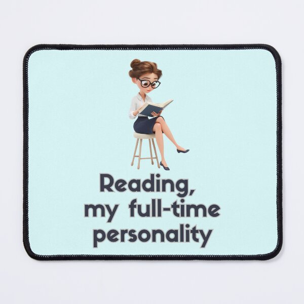 Item preview, Reading my full time personality designed and sold by bubblyrainbow.