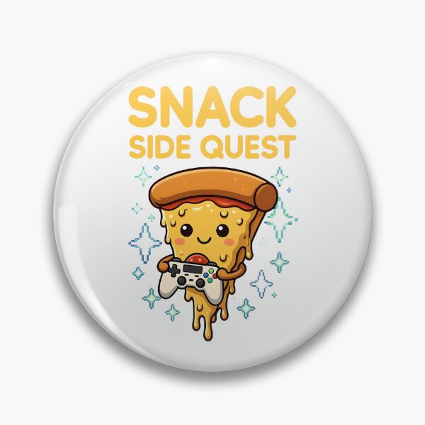 Item preview, Snack Side Quest – Gaming Pizza Slice  designed and sold by Dazzle-Sizzle.
