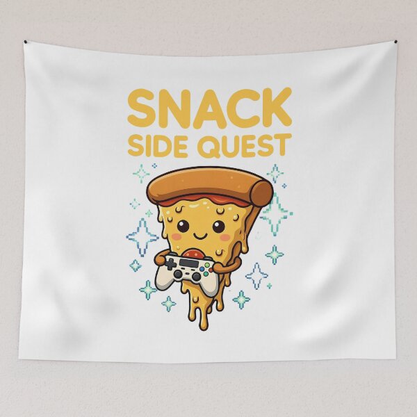 Item preview, Snack Side Quest – Gaming Pizza Slice  designed and sold by Dazzle-Sizzle.