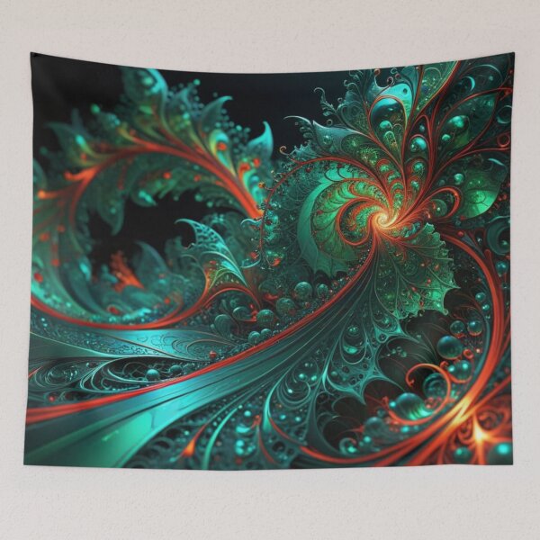Item preview, Emerald Inferno Vortex designed and sold by Harmonic_Layers.