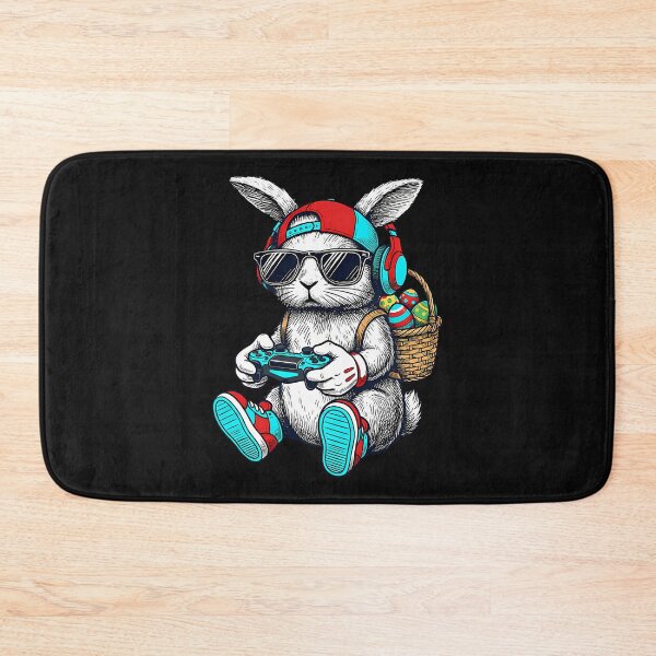 Item preview, Gamer Easter Day Bunny Rabbit Playing Video Games Easter Egg designed and sold by Imalyanmani.