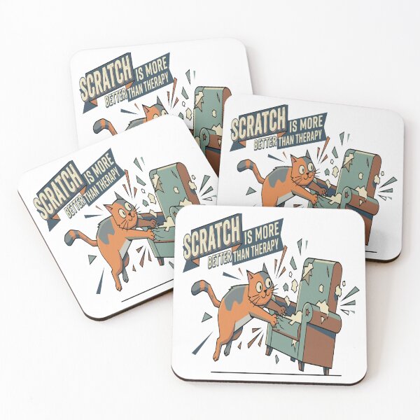 Item preview, cat scratch Sassy Cat Attitudes designed and sold by Uglyandcute.