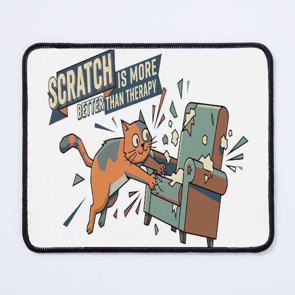 Item preview, cat scratch Sassy Cat Attitudes designed and sold by Uglyandcute.