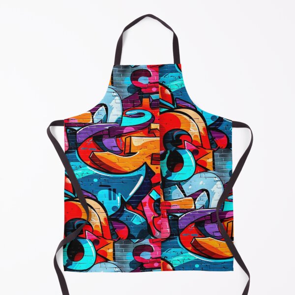 Item preview, Neon Abstract Graffiti Art Print – Colorful Urban Street Pop Art Design designed and sold by Bizertart.