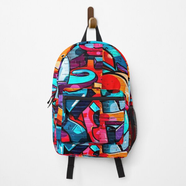 Item preview, Neon Abstract Graffiti Art Print – Colorful Urban Street Pop Art Design designed and sold by Bizertart.