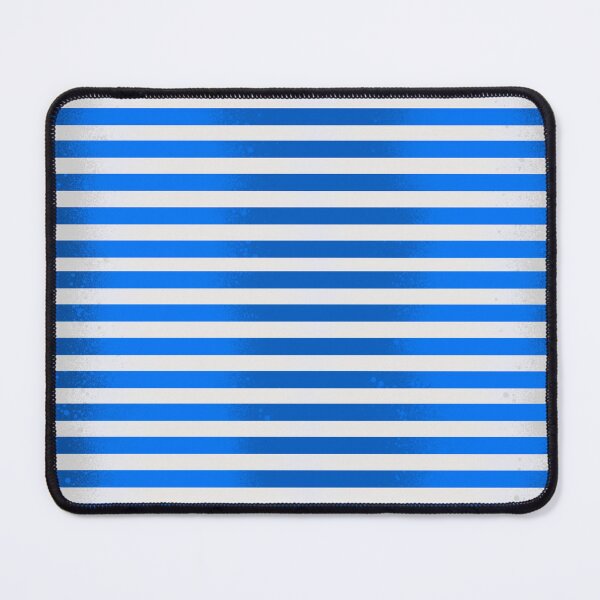 Item preview, Blue White Striped Pattern - Metallic Horizontal Stripes Seamless designed and sold by TheArtOfTreble.