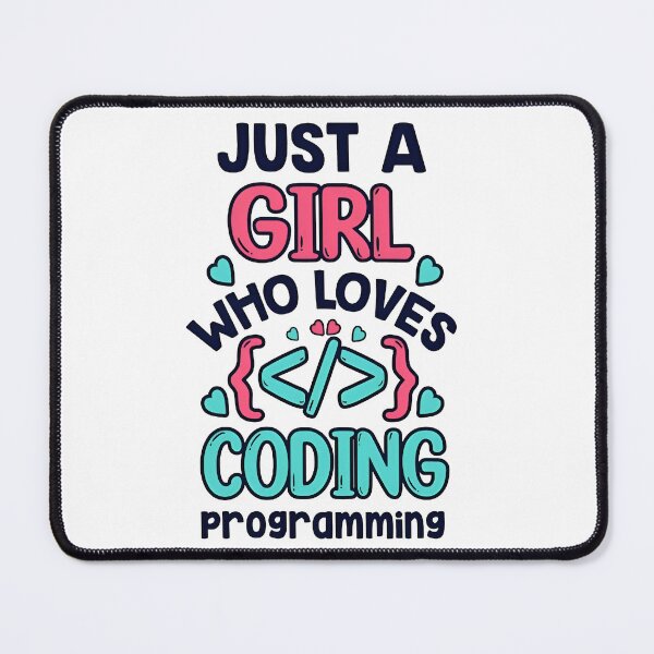 Item preview, Just A Girl Who Loves Coding & Programming Flower Tech designed and sold by Zenith Design.