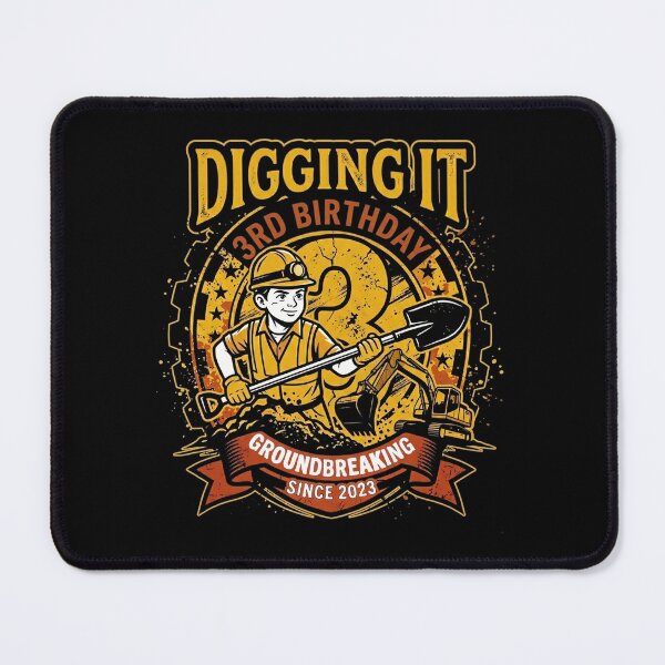 Item preview, Kids Project 3 Digging it 3rd Boy Birthday 3 Years Old  designed and sold by BHMARTS.