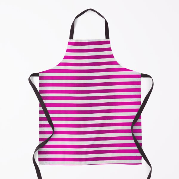 Item preview, Hot Pink Silver Striped Pattern - Metallic Horizontal Stripes Seamless designed and sold by TheArtOfTreble.