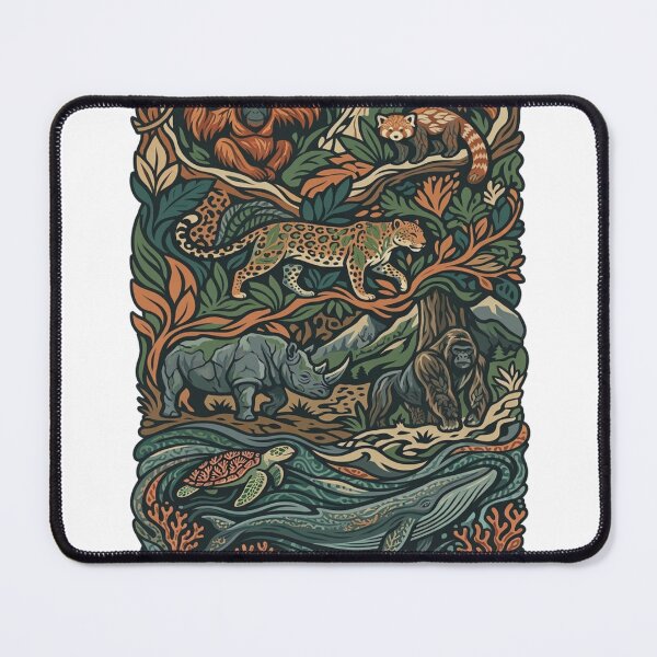 Item preview, Safeguard Our Wild – Endangered Species Wildlife Conservation Design designed and sold by RCMLS-Tees.