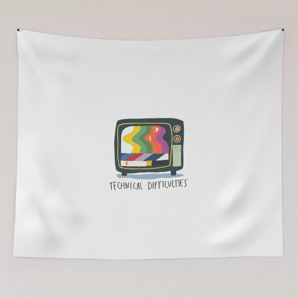 Item preview, Retro TV Technical Difficulties Glitch designed and sold by laterkatergator.