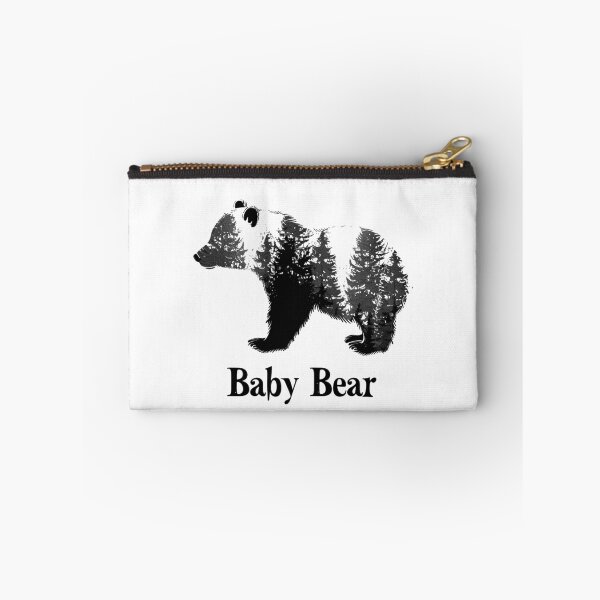 Item preview, Baby Bear Woodland Silhouette – Forest Animal Nature Illustration designed and sold by inkoutninja.