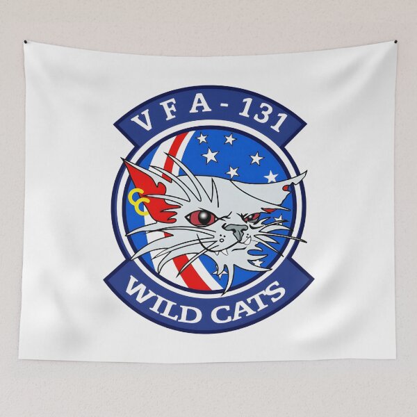 Item preview, Official Insignia of Strike Fighter Squadron 131 (VFA-131) Wildcats designed and sold by CharlieDesings.