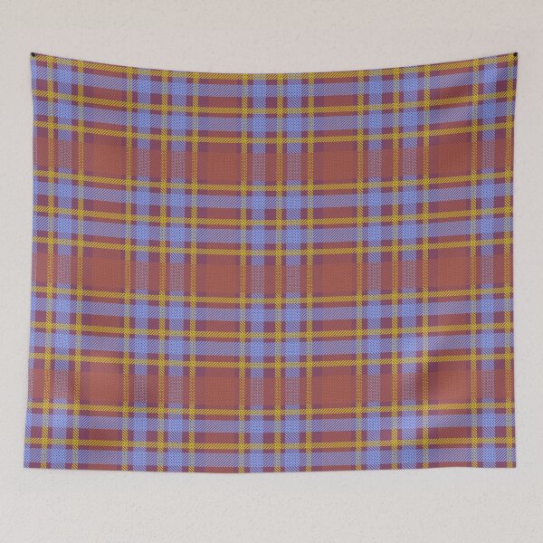 Item preview, Grandmillenial plaid in burgundy designed and sold by FrancesPoff.