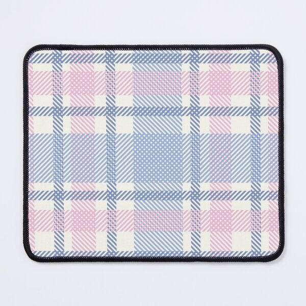 Item preview, Grandmillenial plaid in blue and pink designed and sold by FrancesPoff.