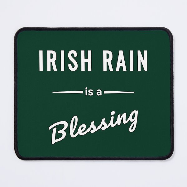 Item preview, Irish Rain Blessing Saying Typography Design designed and sold by SouthVibeDesign.