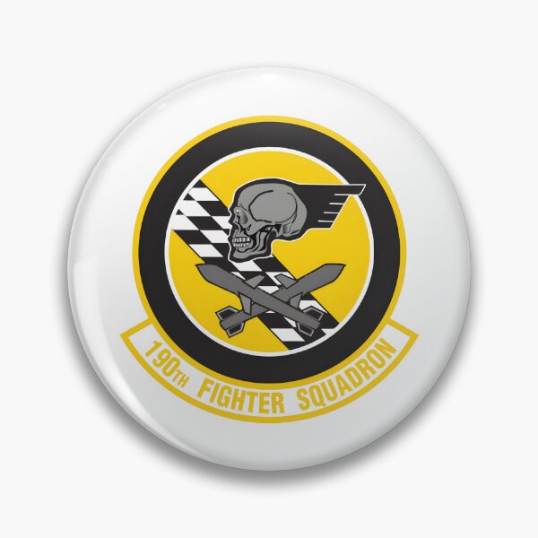 Item preview, Official Emblem of the 190th Fighter Squadron "Skull and Crossbombs" designed and sold by CharlieDesings.