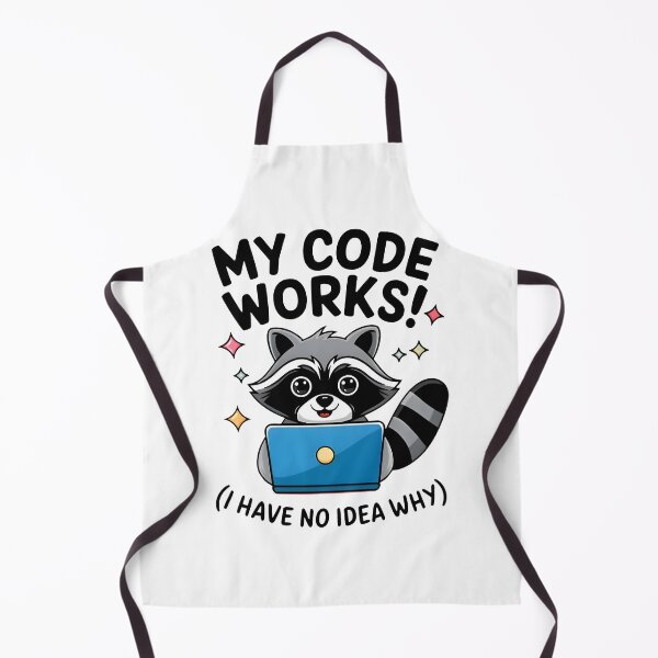 Item preview, My Code Works I Have No Idea Why Funny Raccoon Programmer designed and sold by Zenith Design.
