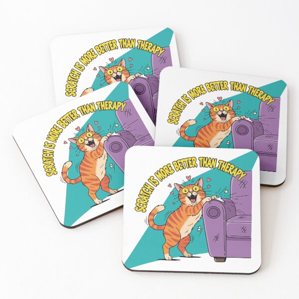 Item preview, cat scratch Sassy Cat Attitudes designed and sold by Uglyandcute.