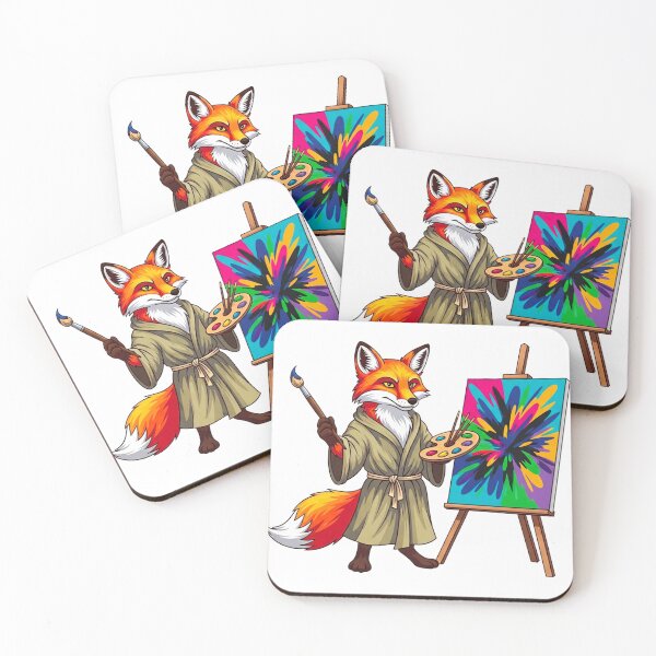 Item preview, Artistic Fox Painting designed and sold by Pollock.