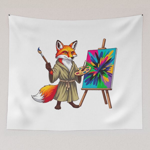 Item preview, Artistic Fox Painting designed and sold by Pollock.