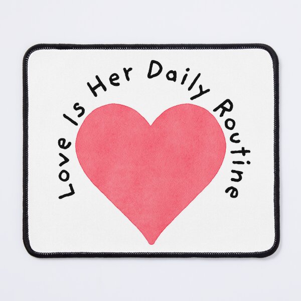 Item preview, Love Is Her Daily Routine – Elegant Mother’s Day Gift for Homemaker designed and sold by Yassine SEBA.