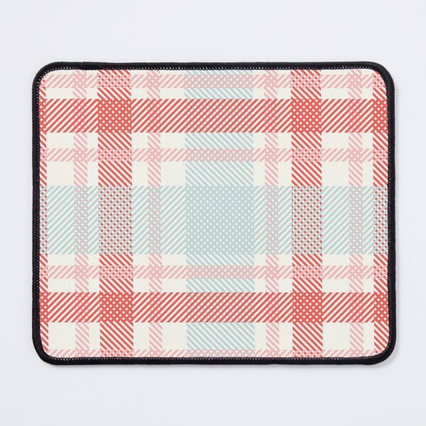 Item preview, Grandmillenial plaid in red and aqua teal designed and sold by FrancesPoff.