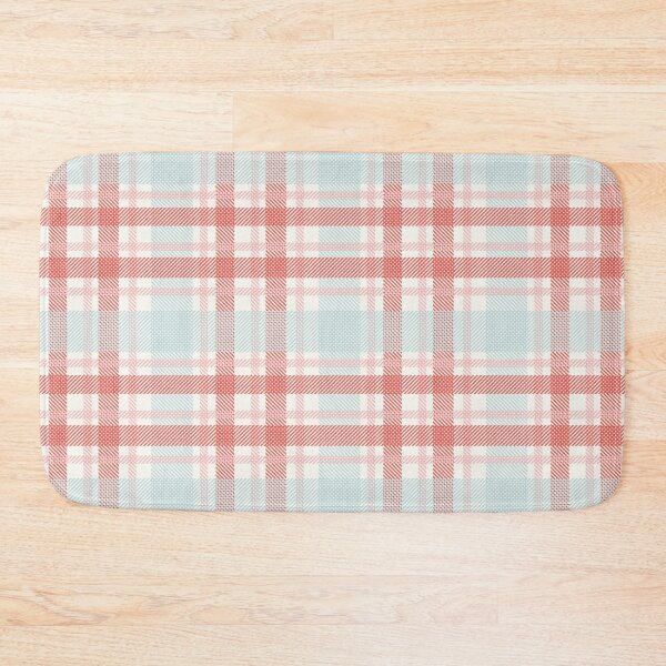 Item preview, Grandmillenial plaid in red and aqua teal designed and sold by FrancesPoff.