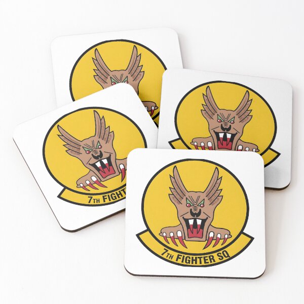 Item preview, US Air Force 7th Fighter Squadron "Screamin' Demons" Emblem designed and sold by CharlieDesings.