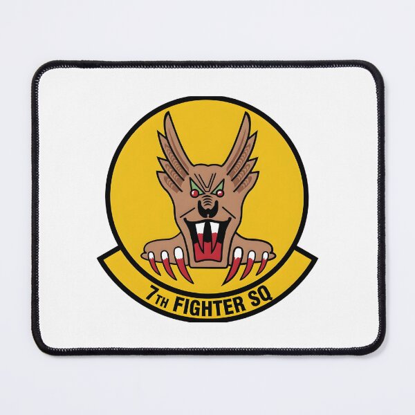 Item preview, US Air Force 7th Fighter Squadron "Screamin' Demons" Emblem designed and sold by CharlieDesings.