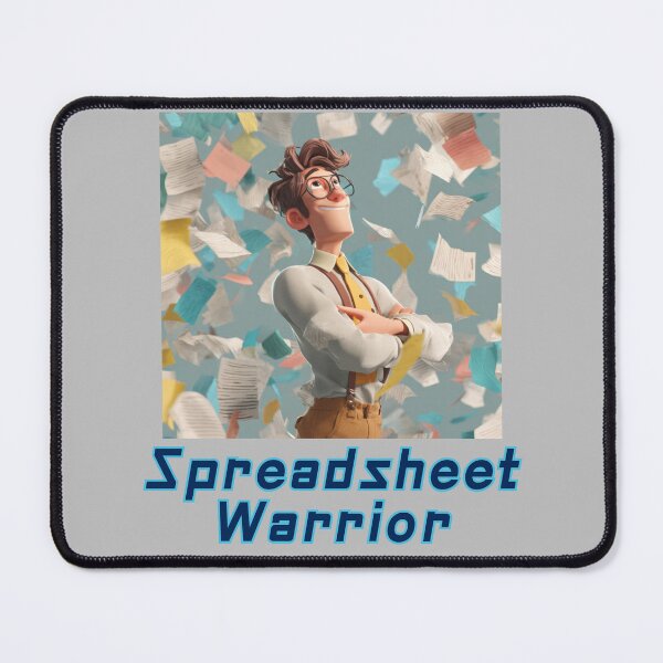 Item preview, Spreadsheet Warrior designed and sold by bubblyrainbow.