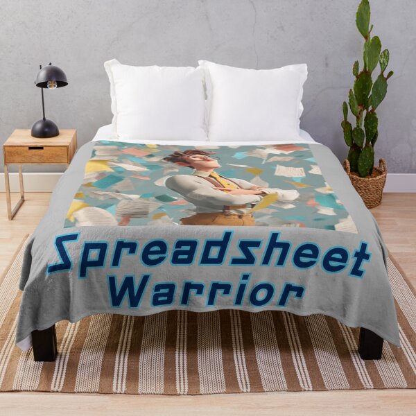 Item preview, Spreadsheet Warrior designed and sold by bubblyrainbow.