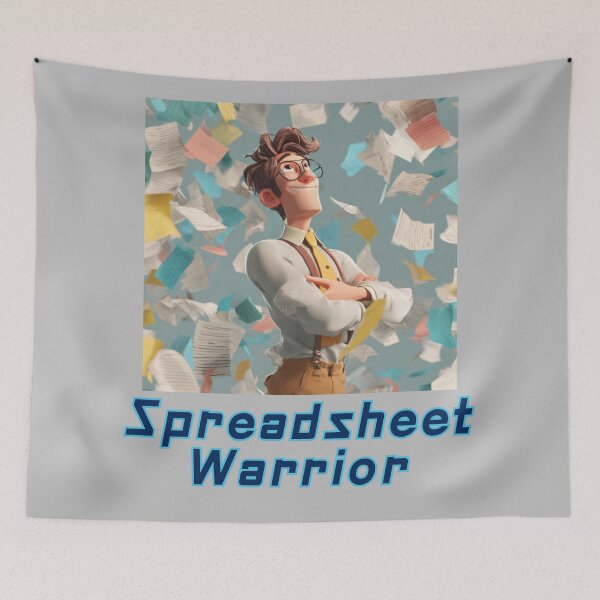 Item preview, Spreadsheet Warrior designed and sold by bubblyrainbow.