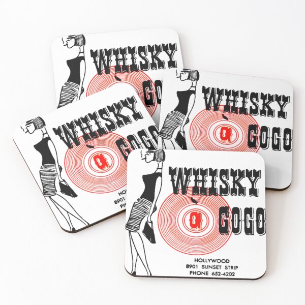 Item preview, Restauración de póster vintage de Whisky A Go Go, pintura digital, concierto de banda retro designed and sold by JeanieBeanie528.