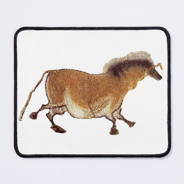 Item preview, Cave Painting Horse - Highland Cow Vintage Engraving Farm Animal Illustration for Rustic Decor Lovers designed and sold by RickE.