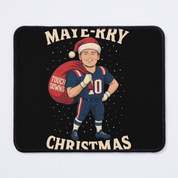 Item preview, Drake Maye Christmas Retro designed and sold by Jest-tee.