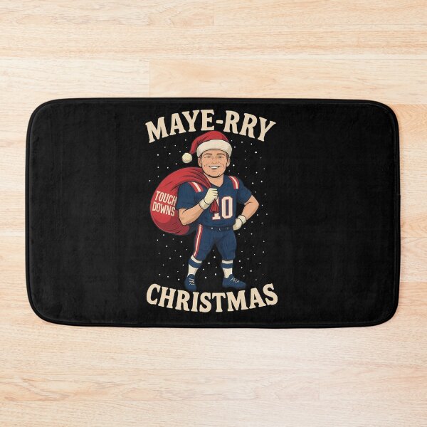 Item preview, Drake Maye Christmas Retro designed and sold by Jest-tee.