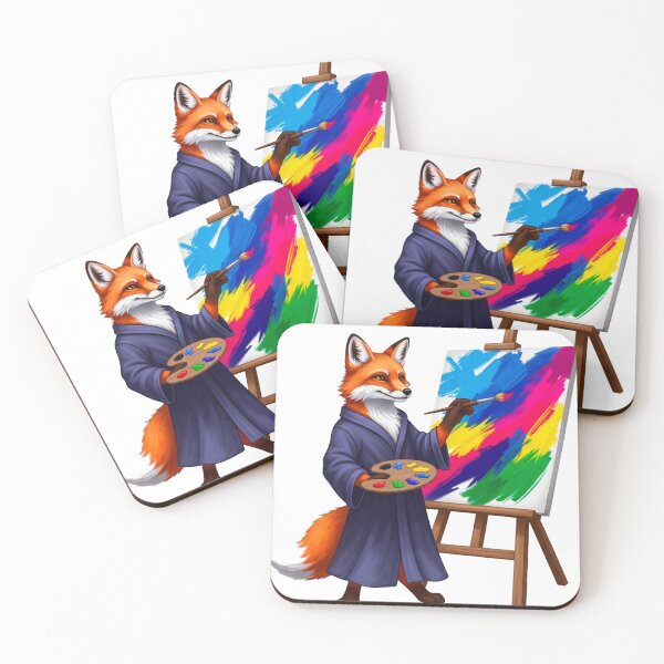 Item preview, Fox with Paintbrush designed and sold by Pollock.