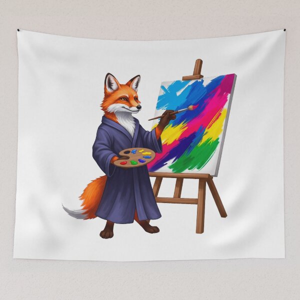 Item preview, Fox with Paintbrush designed and sold by Pollock.