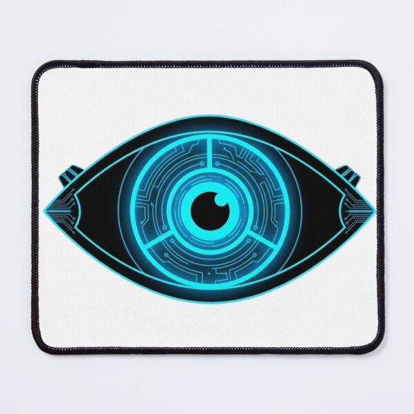Item preview, Cyber Pulse Anime Eye – Futuristic Neon Design designed and sold by AD-NOVA!!!.