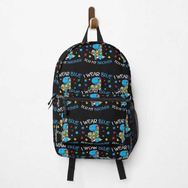Item preview, Autism Dino I Weat Blue For My Brother Awareness Boys Kids designed and sold by Trungles-tee.