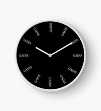 What Time Is It? Gains O'Clock. All The Time. Clock