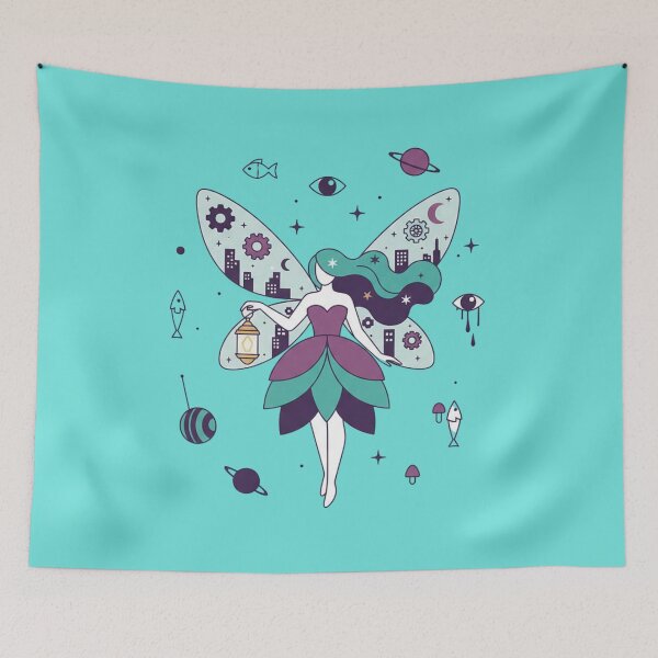 Item preview, Dreamscape City Fairy Guide designed and sold by mossandmyth1984.
