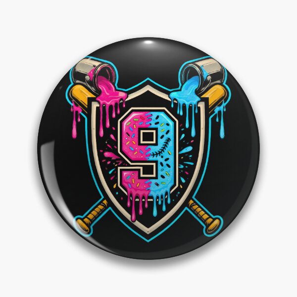 Item preview, 9Th Birthday Boy Baseball Ice Cream Drip Boys Girls Baseball designed and sold by Trungles-tee.
