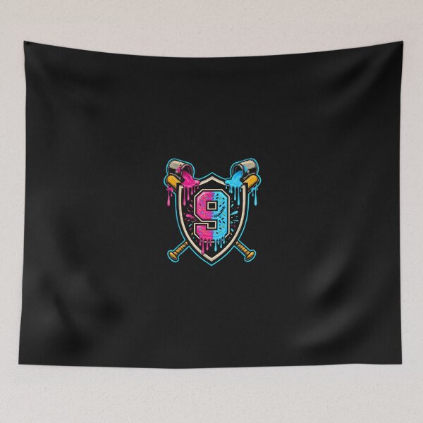 Item preview, 9Th Birthday Boy Baseball Ice Cream Drip Boys Girls Baseball designed and sold by Trungles-tee.