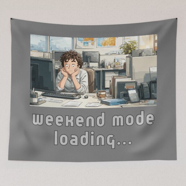 Item preview, Weekend Mode Loading... designed and sold by bubblyrainbow.