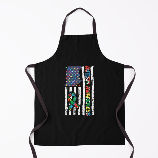 Item preview, Autism Awareness Us Flag Ribbon Asd Patriotic Men Women Kids designed and sold by Trungles-tee.